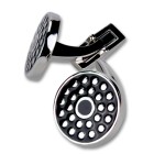 Cufflinks made of stainless steel, high-gloss finish