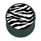 Plastic picture plug, motif ZEBRA