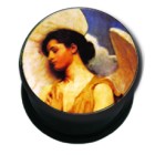 Picture plug made of plastic, motif ANGEL