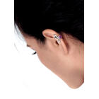 Helix ear piercing zirconia with 925 sterling silver design 1.2x6mm