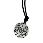 Spherical pendant made of stainless steel