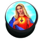 Picture plug made of plastic, motif MARIA MOTHER OF GOD
