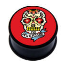 Plastic picture plug, motif CARNIVAL IN MEXICO RED
