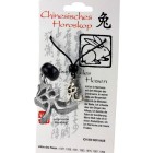 Chinese horoscope sign Rabbit, pewter, cord &amp; card