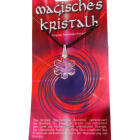 Crystal pendant with cord chain and card 05