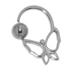 BCR with design in surgical steel 1.6x10mm PFBC20