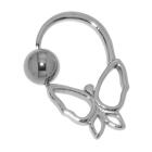 BCR with design in surgical steel 1.6x10mm PFBC20