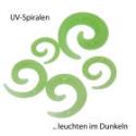 Expander spiral made of plastic -glow in the dark- in different diameters
