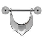 Nipple shield DEVOT made of 925 sterling silver