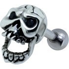 Helix ear piercing skull