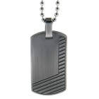 Pendant made of stainless steel with individual laser engraving