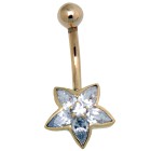9ct Gold Belly Button Piercing