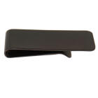 Money clip made of stainless steel, 50x25mm, colored black