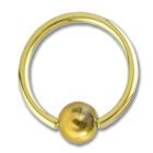 Titan BCR with clamp ball 1.6mm thick, different diameters