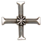 Pendant made of 925 sterling silver, CROSS, symmetrical