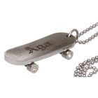 Skateboard made of stainless steel with individual engraving