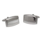 Stainless steel cufflinks, 20x14mm