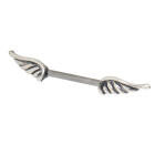 Chest bar with 925 sterling silver - angel wings