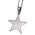 Pendant identification tag made of 925 silver