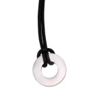 Round pendant in stainless steel, 20mm