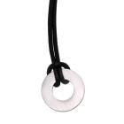 Round pendant in stainless steel, 20mm