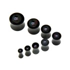 316L Black Surgical Steel Funnel Plugs in 8 Sizes