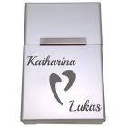 Aluminum cigarette case with individual engraving