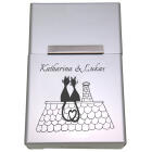Aluminum cigarette case with individual engraving