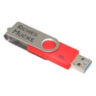 USB 3.0 stick 16GB red with engraving