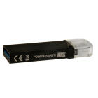 16GB USB 3.0 stick with engraving black OTG