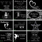 Jewelry box made of metal PVD black coated with individual engraving