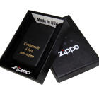 Zippo storm lighter black with individual engraving