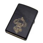 Zippo storm lighter black with individual engraving