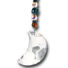 Feng Shui sun catcher moon with large Swarovski crystal