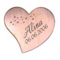 Heart-shaped accessory element LARGE to insert into our item LAS-RDL