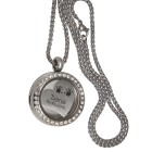 Heart-shaped accessory element made of stainless steel LARGE to insert into our item LAS-RDL