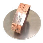 Real leather bracelet used look brown with individual engraving 17cm / 18cm / 19cm / 20cm / 21cm / 22cm / 23cm