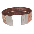 Real leather bracelet used look brown with individual engraving 17cm / 18cm / 19cm / 20cm / 21cm / 22cm / 23cm