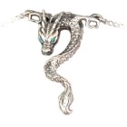 Back Belly Chain dragon made of 925 sterling silver
