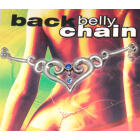 Back Belly Chain made of 925 sterling silver, futuristic design