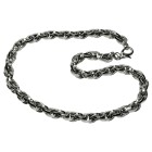 Double anchor chain made of stainless steel in four different lengths