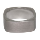 Square stainless steel ring 9mm wide