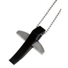 Cross pendant with PVD coating, 44.9x34.6mm