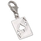 Ace of spades pendant made of 925 sterling silver