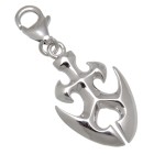 Charm pendant anchor heart cross to attach to a charm bracelet