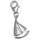 Pendant sailing boat made of 925 sterling silver