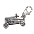 Vintage car pendant made of 925 sterling silver