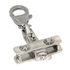 Charm pendant double decker made of 925 sterling silver