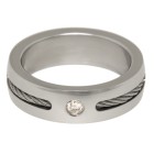 Steel ring with wire splint and zirconia