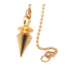 Gold-plated cone pendulum